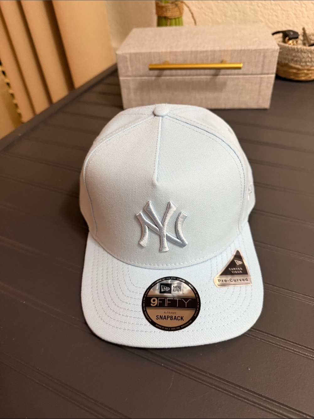 New Era Light Blue NY Yankees 9FIFTY Snapback